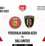 Hasil Persiraja vs Bali United: Kalahkan Laskar Rencong, Serdadu Tridatu Jauhi Persib