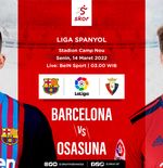 Link Live Streaming Barcelona vs Osasuna di Liga Spanyol