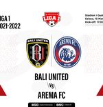 Bali United vs Arema FC: Prediksi dan Link Live Streaming