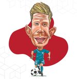Kevin De Bruyne Komentari Gol Tendangan Bebasnya yang Tentukan Kemenangan Manchester City