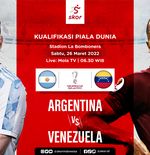 Link Live Streaming Argentina vs Venezuela di Kualifikasi Piala Dunia 2022