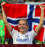 Lima Tahun Absen, Si Cantik Ada Hegerberg Akhirnya Kembali Perkuat Timnas Norwegia