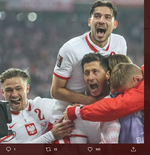 Robert Lewandowski Akui Sedang Cedera Saat Antar Polandia Lolos ke Piala Dunia