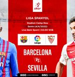 Link Live Streaming Barcelona vs Sevilla di Liga Spanyol