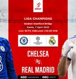 Prediksi dan Link Live Streaming Chelsea vs Real Madrid