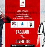Link Live Streaming Cagliari vs Juventus di Liga Italia