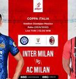 Live Update Inter Milan vs AC Milan di Coppa Italia