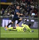 VIDEO: Dua Gol Lautaro Martinez ke Gawang AC Milan di Semifinal Coppa Italia