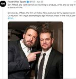 Matt Damon dan Ben Affleck Akan Garap Proyek Film tentang Nike dan Michael Jordan