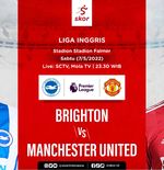Link Live Streaming Brighton vs Manchester United di Liga Inggris