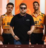 Penggemar F1 Kehabisan Kata-kata Melihat Ulah Kocak Duo McLaren bersama James Corden