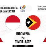 Prediksi dan Link Live Streaming Indonesia vs Timor Leste di SEA Games 2021
