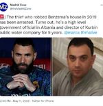 Polisi Albania Segera Ekstradisi Pejabat Pentingi Pelaku Perampokan Rumah Karim Benzema di Spanyol 