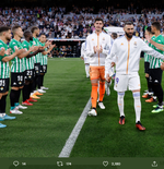 Real Madrid vs Real Betis: Momen Langka, Kedua Tim Saling Tukar Guard of Honour