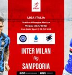 Link Live Streaming Inter Milan vs Sampdoria di Liga Italia