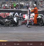 Kecelakaan Mick Schumacher di F1 GP Monako, Mobil Terbelah menjadi Dua