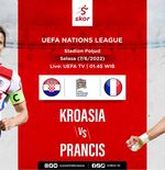 Link Live Streaming Kroasia vs Prancis di UEFA Nations League