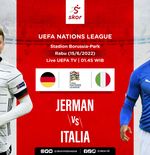 Jerman vs Italia: Prediksi dan Link Live Streaming