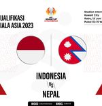 Prediksi dan Link Live Streaming Timnas Indonesia vs Nepal di Kualifikasi Piala Asia 2023