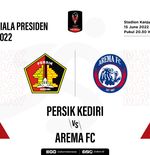 Prediksi dan Link Live Streaming Piala Presiden 2022: Persik vs Arema FC