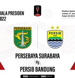 Prediksi dan Link Live Streaming Piala Presiden 2022: Persebaya vs Persib