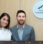 Pulang ke Barcelona, Lionel Messi dan Istri Lakukan Kegiatan Mulia