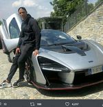 Mobil Bugatti Ronaldo Hancur Tabrakan
