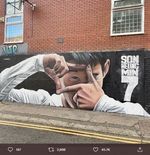 Mural Tanda Cinta untuk Son Heung-min Muncul di Jalanan London Utara