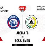 Prediksi dan Link Live Streaming Arema FC vs PSS Sleman di Liga 1 2022-2023