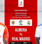 Hasil UD Almeria vs Real Madrid: Los Blancos Raih Tiga Poin di Pekan Pertama