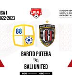 Prediksi dan Link Live Streaming Barito Putera vs Bali United di Liga 1 2022-2023