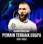 Daftar Peraih Penghargaan UEFA 2021-2022, Karim Benzema Pemain Terbaik Eropa