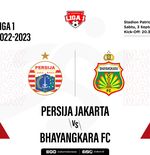 Prediksi dan Link Live Streaming Persija vs Bhayangkara FC di Liga 1 2022-2023