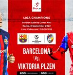 Barcelona vs Viktoria Plzen: Hattrick Robert Lewandowski Kado untuk Ultah Sang Istri