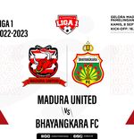 Prediksi dan Link Live Streaming Madura United vs Bhayangkara FC di Liga 1 2022-2023