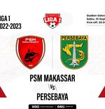 Prediksi dan Link Live Streaming PSM Makassar vs Persebaya di Liga 1 2022-2023