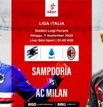 Hasil Sampdoria vs AC Milan: Rafael Leao Kartu Merah, I Rossoneri Menang 2-1