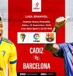 Link Live Streaming Cadiz vs Barcelona di Liga Spanyol 2022-2023
