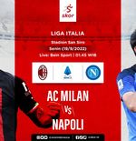 Link Live Streaming AC Milan vs Napoli di Liga Italia 2022-2023
