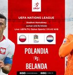 Hasil Polandia vs Belanda: Oranje Petik Tiga Angka di Stadion Nasional Warsawa