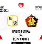 Prediksi dan Link Live Streaming Barito Putera vs Persik Kediri di Liga 1 2022-2023