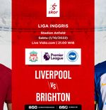 Link Live Streaming Liverpool vs Brighton di Liga Inggris 2022-2023