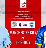 Hasil Manchester City vs Brighton: Erling Haaland Sumbang Dua Gol, The Citizens Menang 3-1