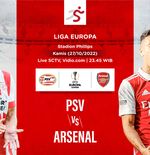 Hasil PSV vs Arsenal: The Gunners Tumbang 0-2 di Philips Stadion
