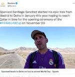 Orang Spanyol yang Hilang saat Sedang Berjalan Kaki ke Qatar Ditahan oleh Otoritas Iran