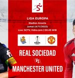 Link Live Streaming Real Sociedad vs Manchester United di Liga Europa 2022-2023