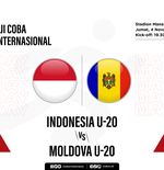 Prediksi dan Link Live Streaming Timnas U-20 Indonesia vs Moldova U-20