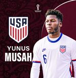 Piala Dunia 2022: Kisah Yunus Musah, Bisa Bela 3 Negara Lain sebelum Perkuat Amerika Serikat