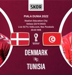 Preview dan Link Live Streaming Denmark vs Tunisia di Piala Dunia 2022