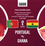 Piala Dunia 2022: Head to Head Antarlini Portugal vs Ghana